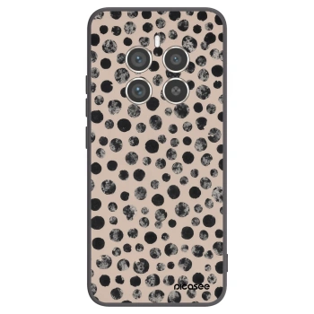 Picasee crna silikonska maskica za Realme 12 Pro 5G - Dots