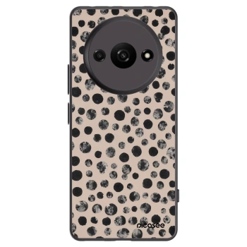 Picasee crna silikonska maskica za Xiaomi Redmi A3 - Dots