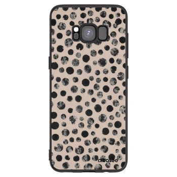 Picasee crna silikonska maskica za Samsung Galaxy S8 G950F - Dots
