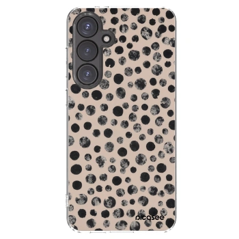 Picasee silikonska prozirna maskica za Samsung Galaxy S24 FE S721B - Dots