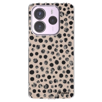 Picasee silikonska prozirna maskica za Xiaomi Redmi Note 14 5G - Dots