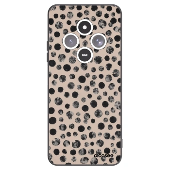 Picasee crna silikonska maskica za Xiaomi Redmi 14C - Dots