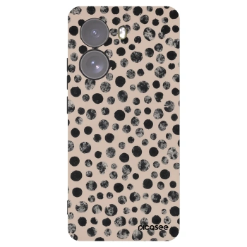 Picasee crna silikonska maskica za Xiaomi Poco X7 - Dots