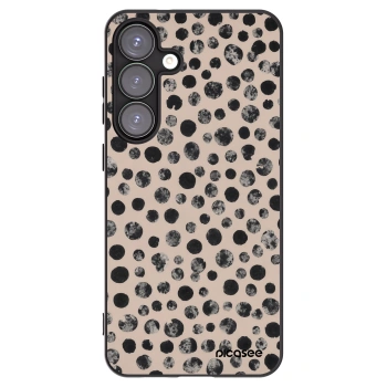 Picasee crna silikonska maskica za Samsung Galaxy S25+ 5G - Dots
