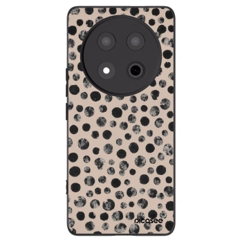 Picasee crna silikonska maskica za Honor Magic7 Lite 5G - Dots