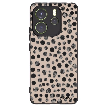 Picasee crna silikonska maskica za Xiaomi Redmi Note 14 4G - Dots