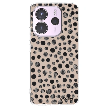 Picasee silikonska prozirna maskica za Xiaomi Redmi Note 14 4G - Dots