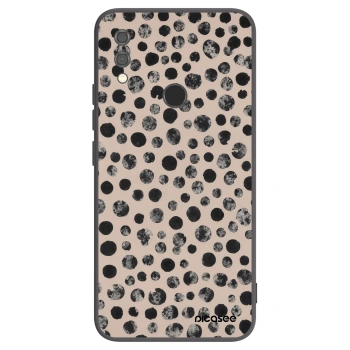 Picasee crna silikonska maskica za Xiaomi Redmi Note 7 - Dots