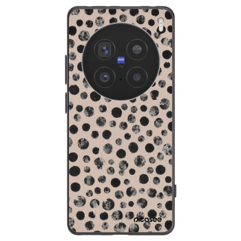 Picasee crna silikonska maskica za Vivo X200 Pro - Dots