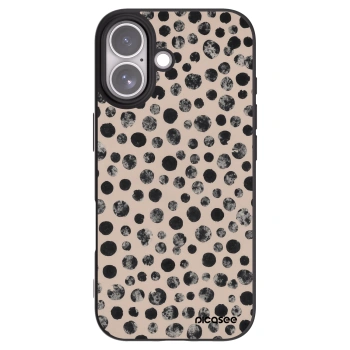 Picasee crna silikonska maskica za Apple iPhone 17 - Dots
