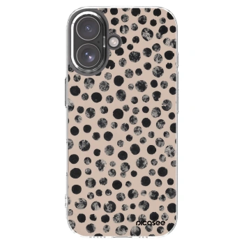Picasee silikonska prozirna maskica za Apple iPhone 17 - Dots