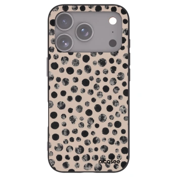 Picasee crna silikonska maskica za Apple iPhone 17 Pro - Dots