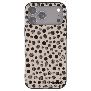 Picasee crna silikonska maskica za Apple iPhone 17 Pro Max - Dots