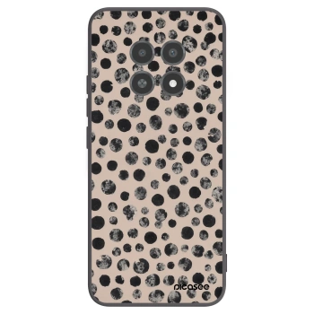 Picasee crna silikonska maskica za Realme 12X - Dots