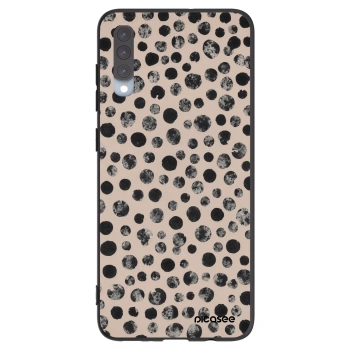 Picasee crna silikonska maskica za Samsung Galaxy A70 A705F - Dots