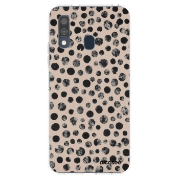 Picasee silikonska prozirna maskica za Samsung Galaxy A40 A405F - Dots