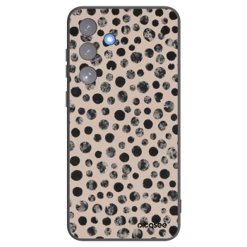 Picasee crna silikonska maskica za Samsung Galaxy S25 FE 5G - Dots