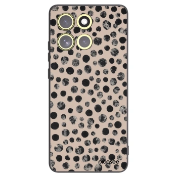Picasee crna silikonska maskica za Motorola Moto G86 Power 5G - Dots