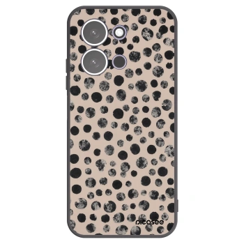 Picasee crna silikonska maskica za Xiaomi Redmi 15C 5G - Dots