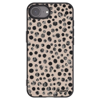 Picasee crna silikonska maskica za Apple iPhone 17e - Dots