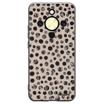 Picasee crna silikonska maskica za Honor Magic8 Lite 5G - Dots