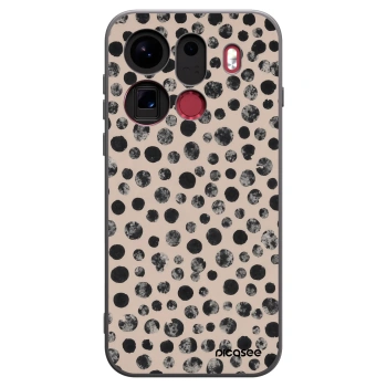 Picasee crna silikonska maskica za OPPO Find X9 Pro - Dots