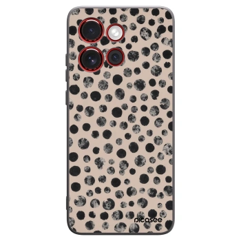 Picasee crna silikonska maskica za Motorola Edge 60 Neo 5G - Dots