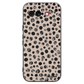 Picasee crna silikonska maskica za Google Pixel 10a - Dots