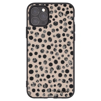 Picasee crna silikonska maskica za Apple iPhone 11 Pro - Dots