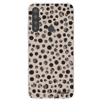 Picasee silikonska prozirna maskica za Xiaomi Redmi Note 8 - Dots