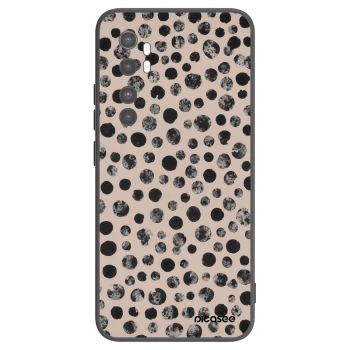 Picasee crna silikonska maskica za Xiaomi Mi Note 10 Lite - Dots