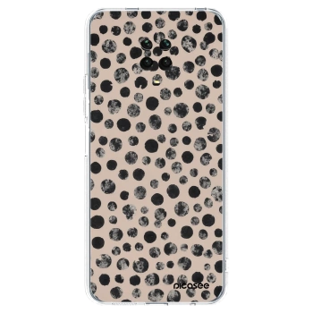 Picasee silikonska prozirna maskica za Xiaomi Redmi Note 9S - Dots