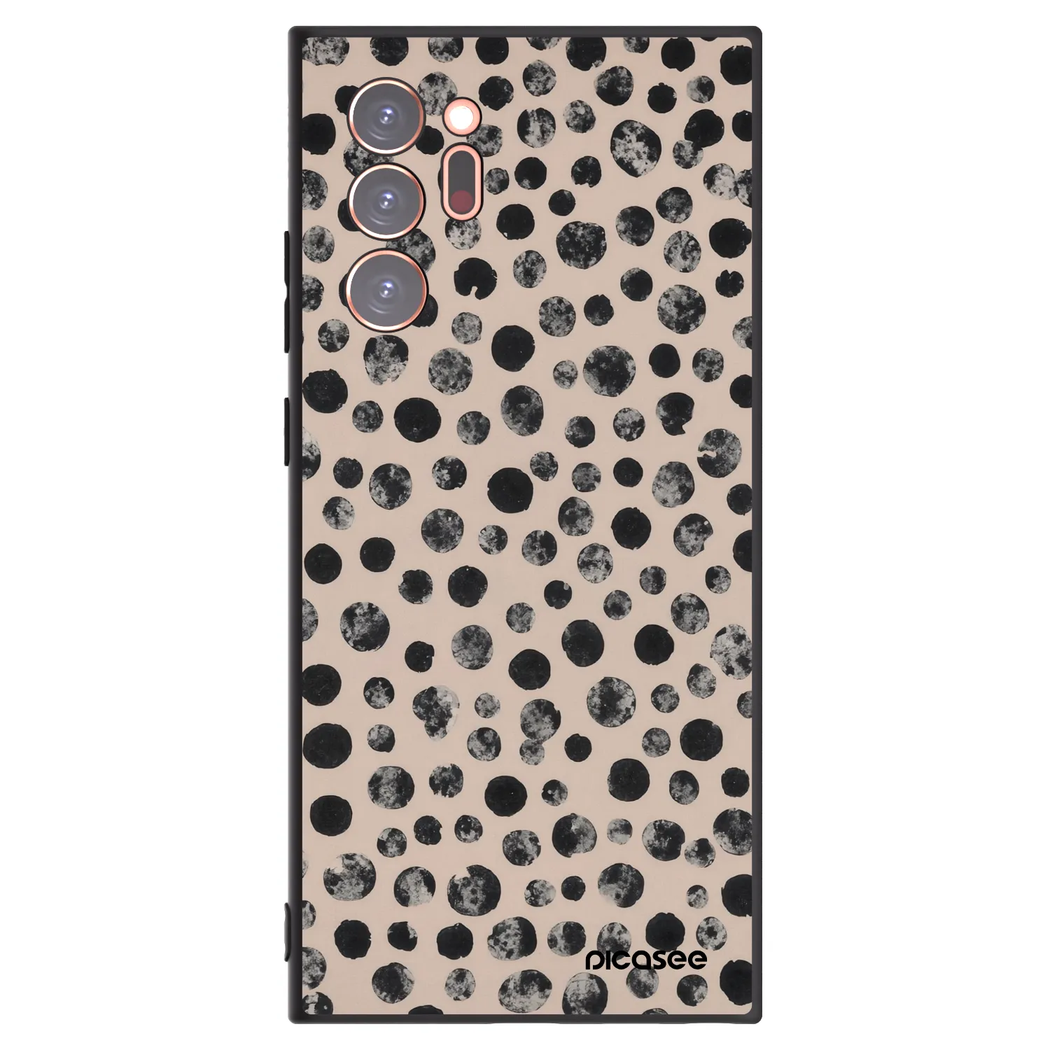 Picasee crna silikonska maskica za Samsung Galaxy Note 20 Ultra - Dots