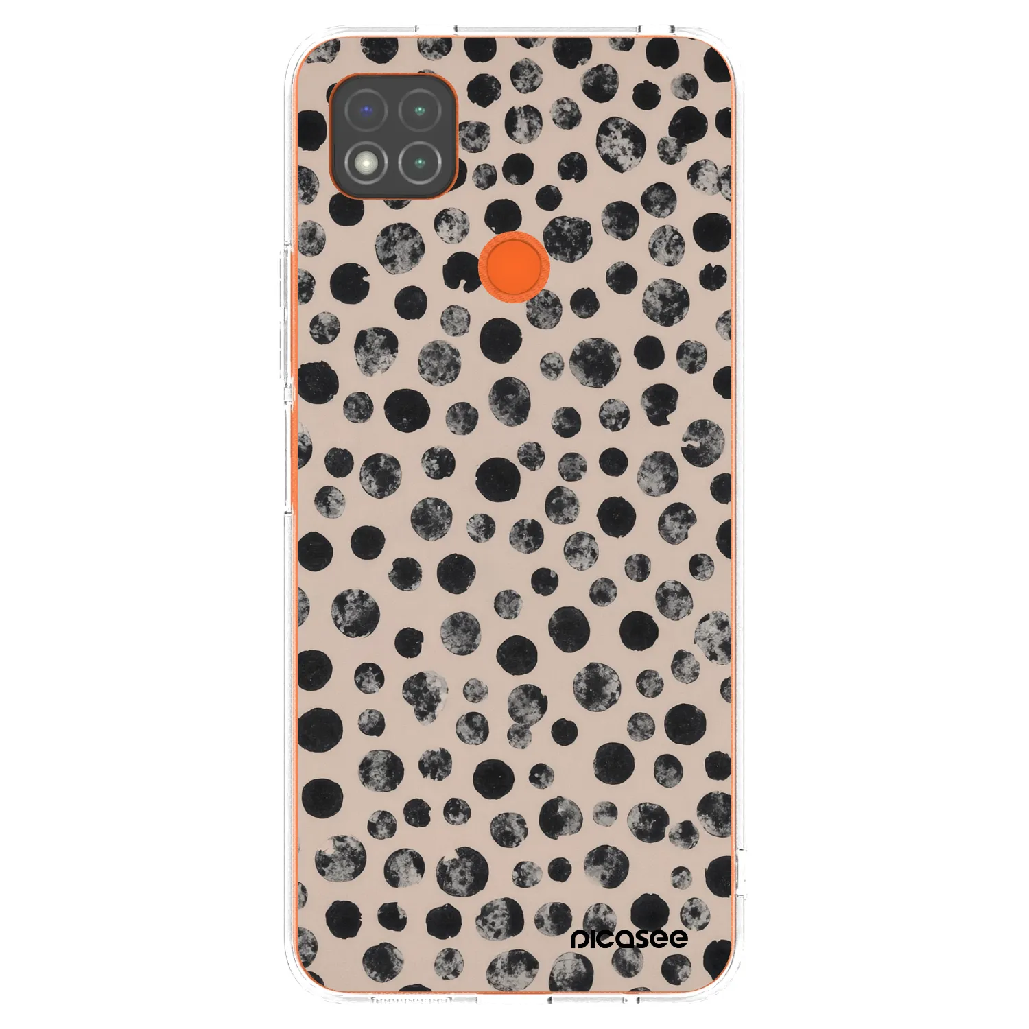 Picasee silikonska prozirna maskica za Xiaomi Redmi 9C - Dots
