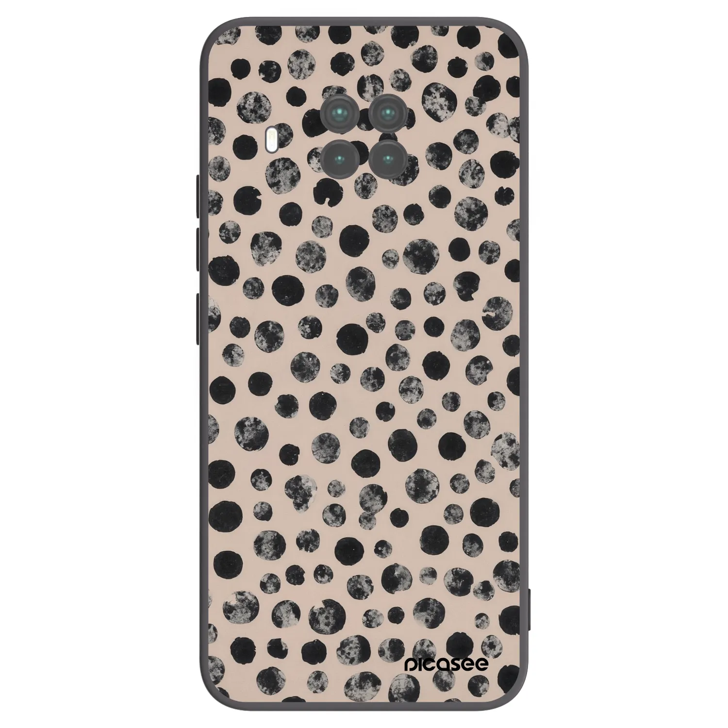 Picasee crna silikonska maskica za Xiaomi Mi 10T Lite - Dots
