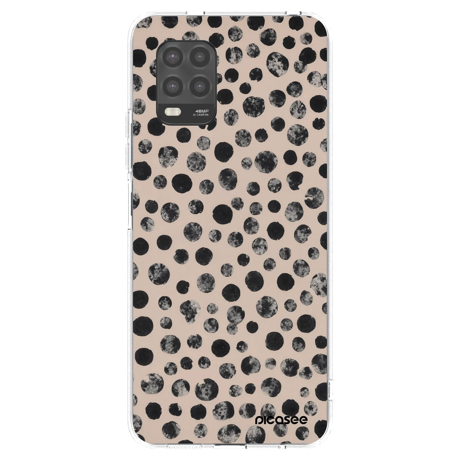 Picasee silikonska prozirna maskica za Xiaomi Mi 10 Lite - Dots