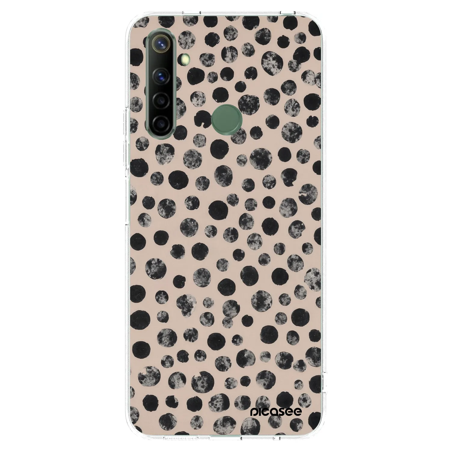 Picasee silikonska prozirna maskica za Realme 6i - Dots