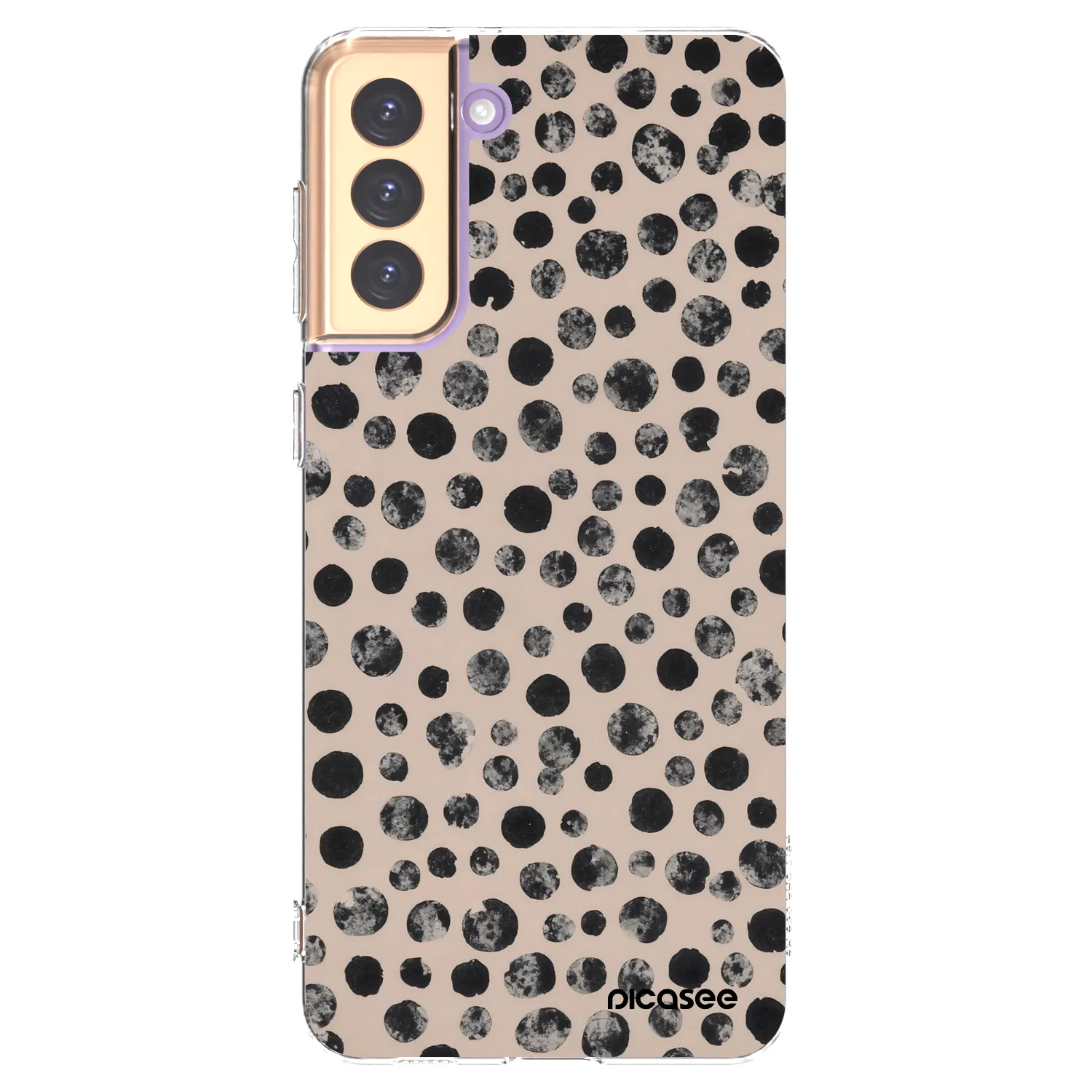 Picasee silikonska prozirna maskica za Samsung Galaxy S21+ 5G G996F - Dots