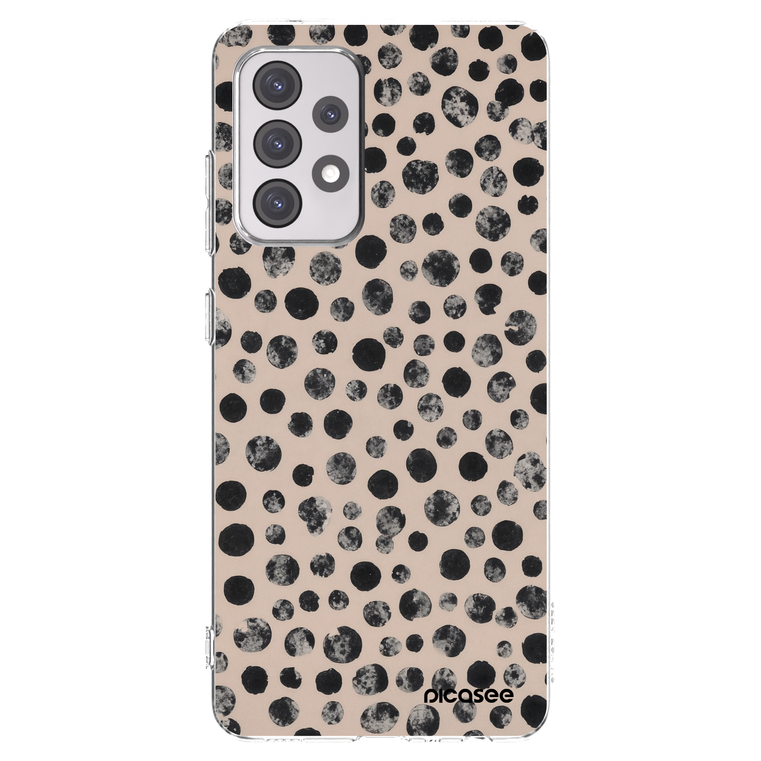 Picasee silikonska prozirna maskica za Samsung Galaxy A52 5G A525F - Dots