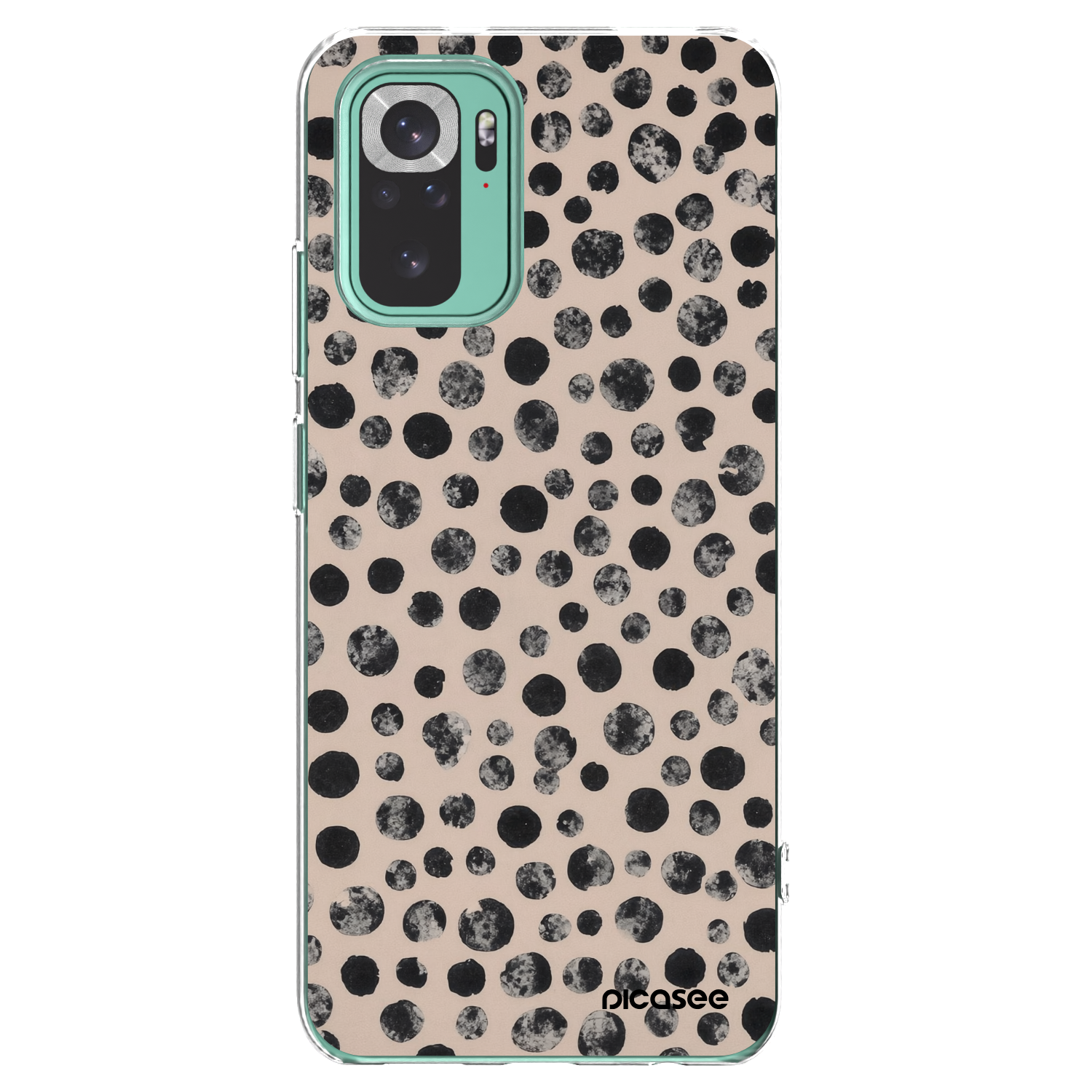 Picasee silikonska prozirna maskica za Xiaomi Redmi Note 10 Pro - Dots