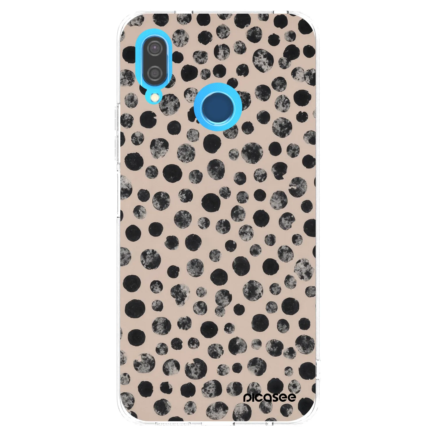 Picasee silikonska prozirna maskica za Huawei P20 Lite - Dots