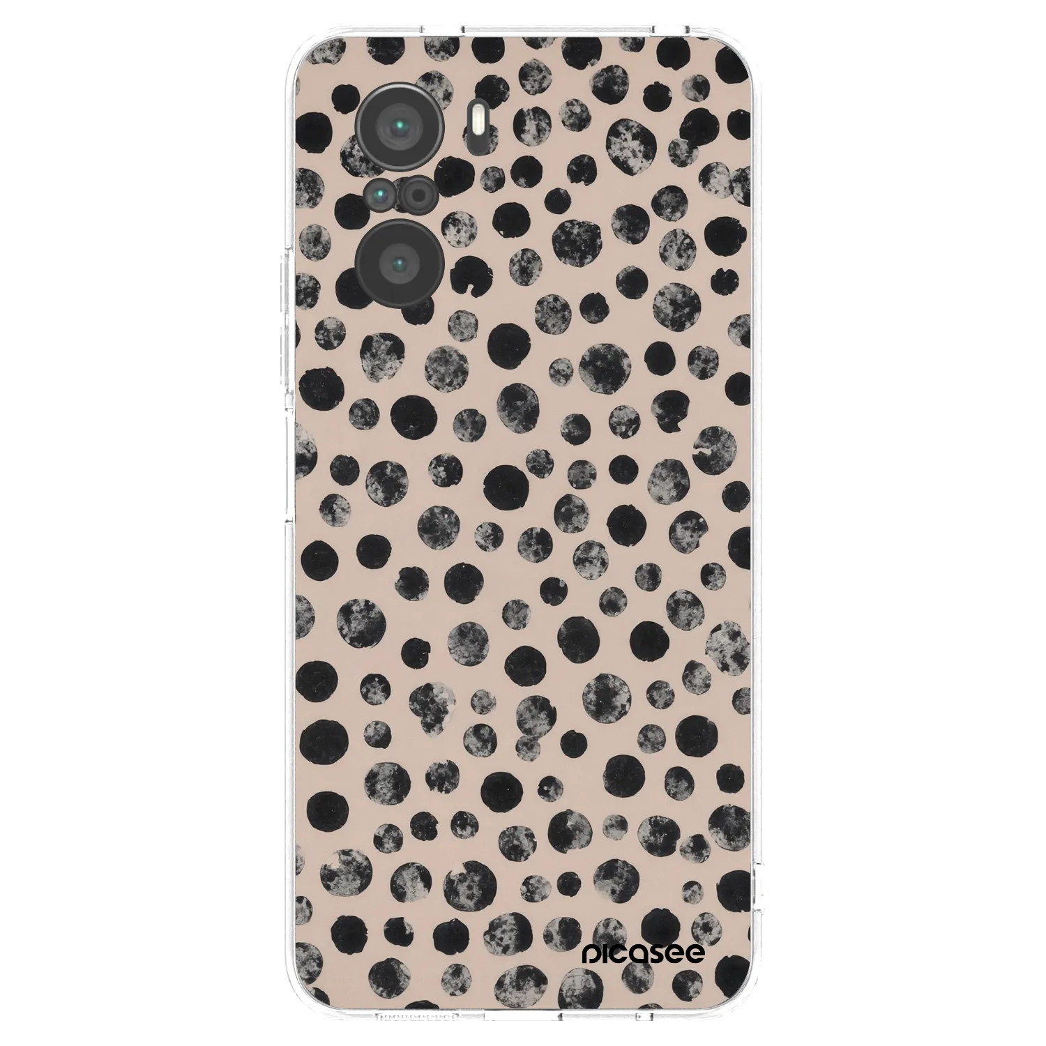 Picasee silikonska prozirna maskica za Xiaomi Poco F3 - Dots
