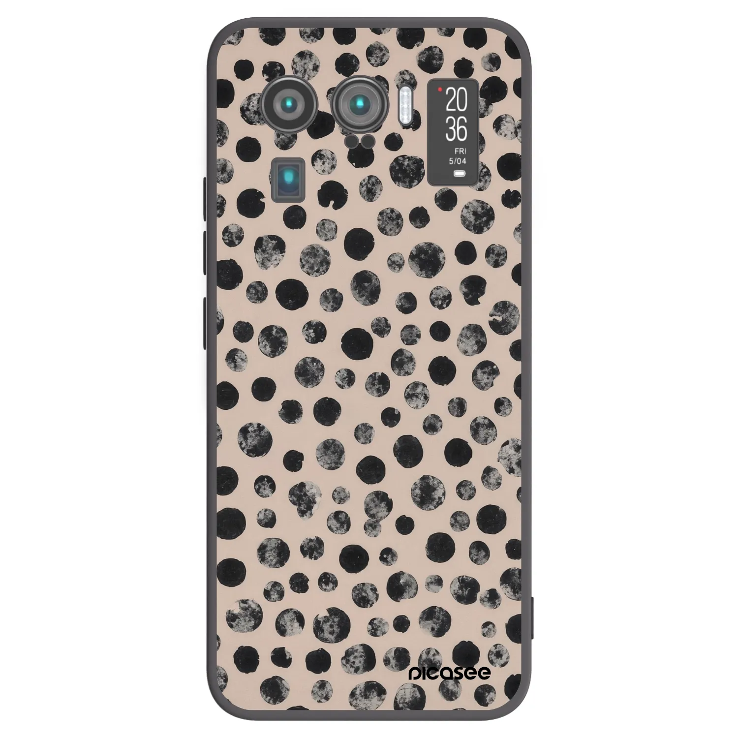 Picasee crna silikonska maskica za Xiaomi Mi 11 Ultra - Dots