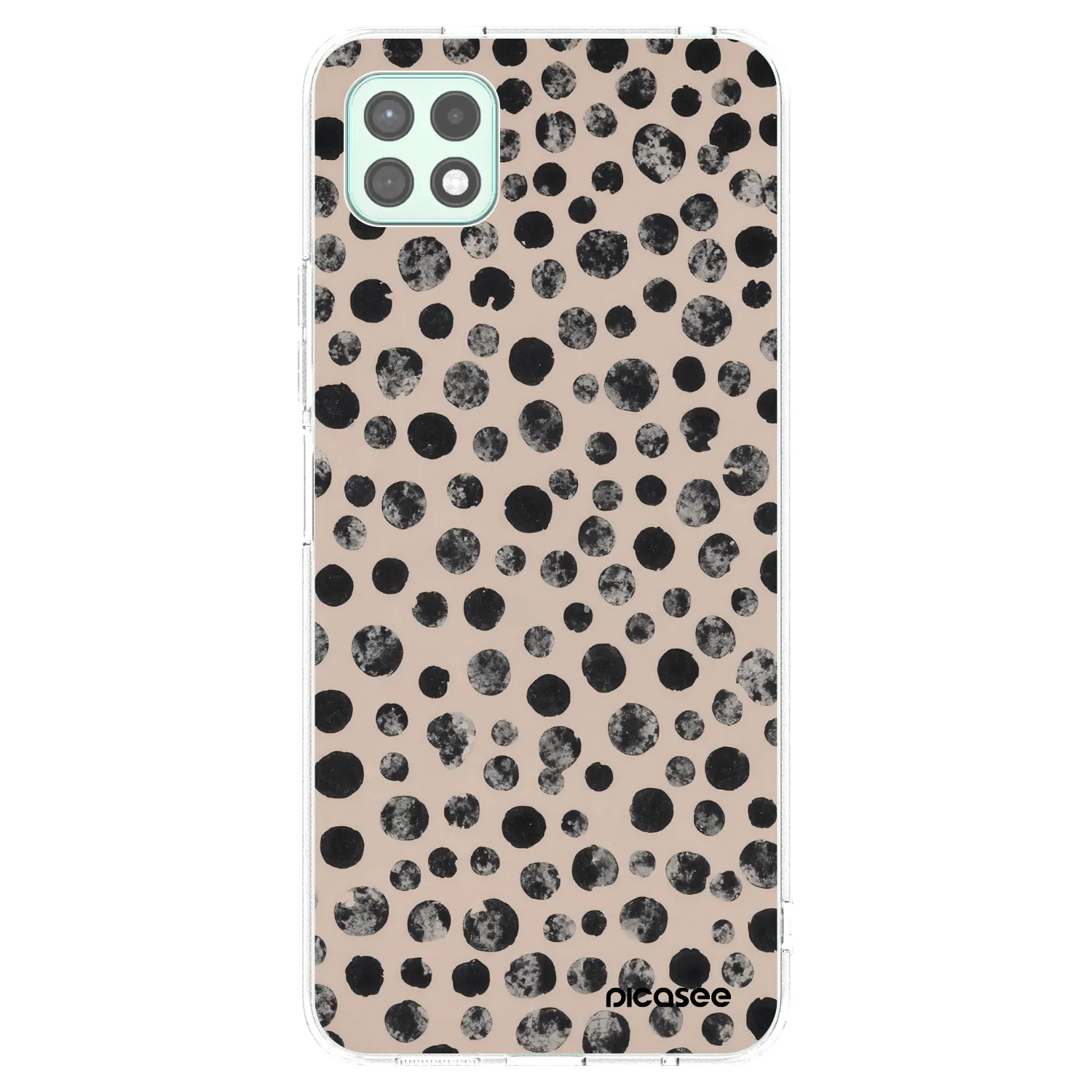 Picasee silikonska prozirna maskica za Samsung Galaxy A22 A226B 5G - Dots