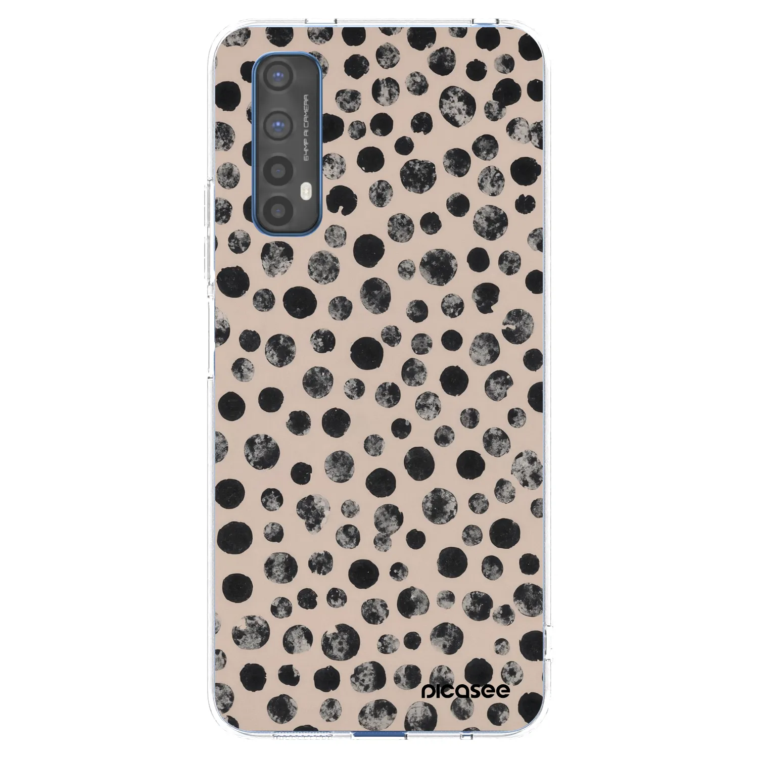 Picasee silikonska prozirna maskica za Realme 7 - Dots