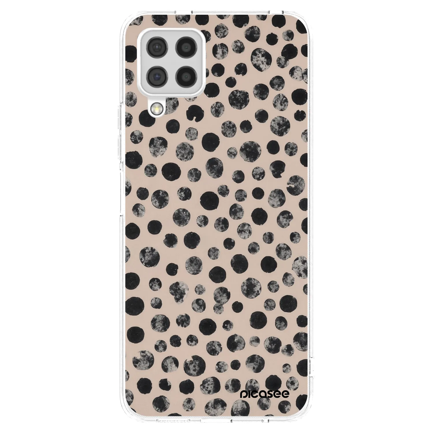 Picasee silikonska prozirna maskica za Samsung Galaxy A22 A225F 4G - Dots