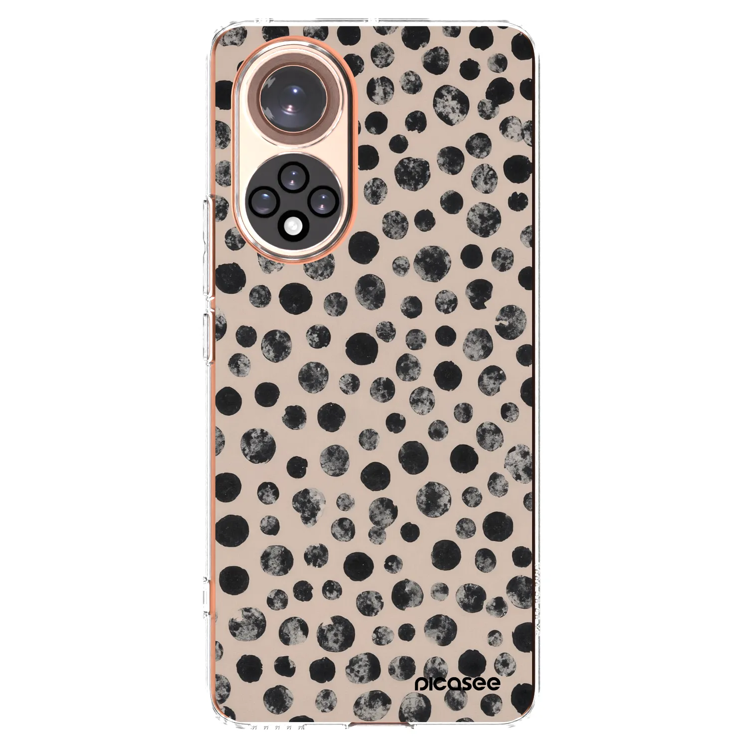 Picasee silikonska prozirna maskica za Honor 50 5G - Dots