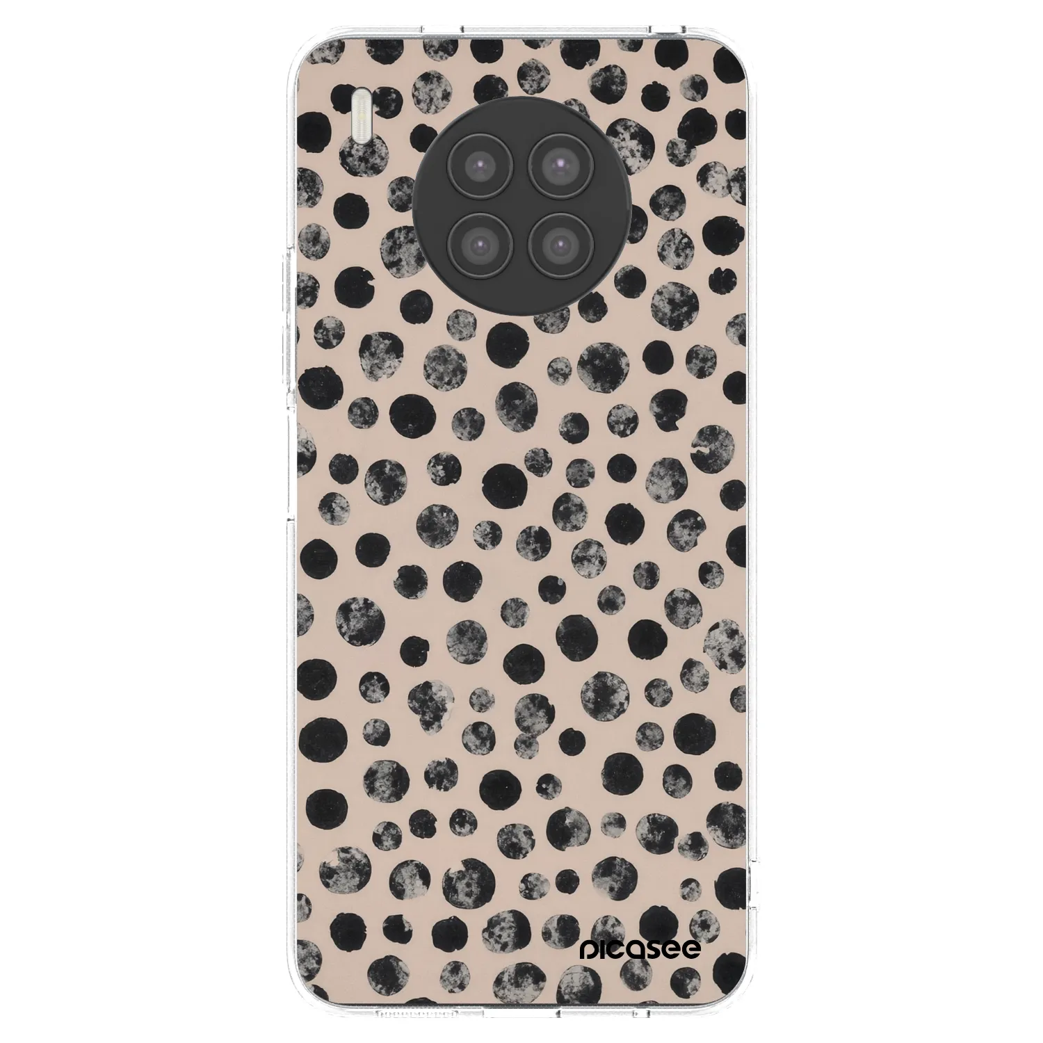 Picasee silikonska prozirna maskica za Huawei Nova 8i - Dots