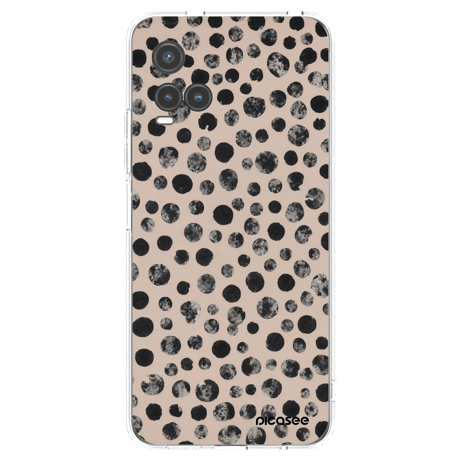Picasee silikonska prozirna maskica za Vivo Y33s - Dots