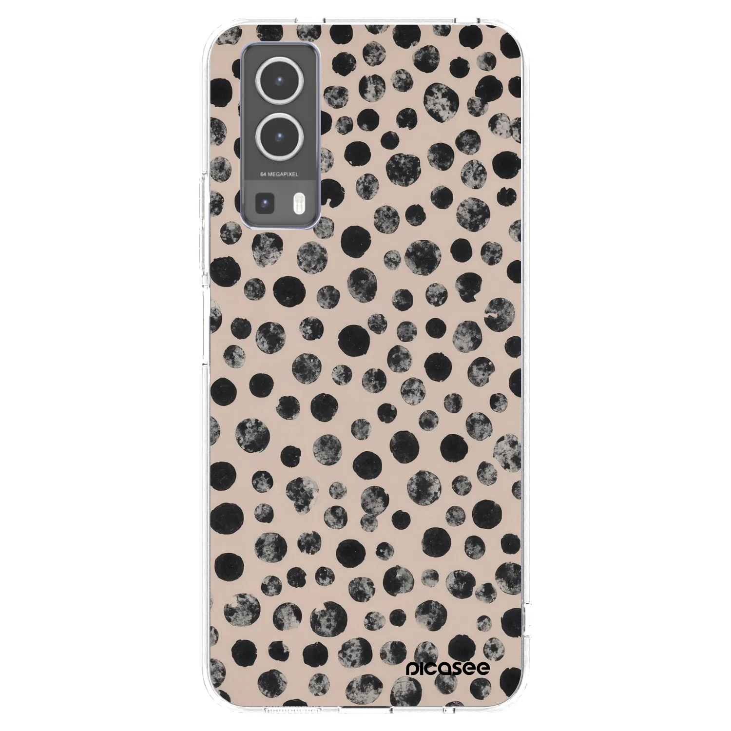 Picasee silikonska prozirna maskica za Vivo Y72 5G - Dots